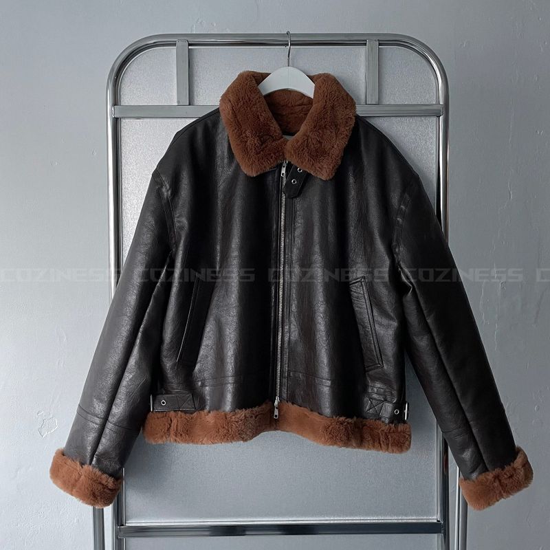 ECT bold Oversized fit suede jacket (3 colors)