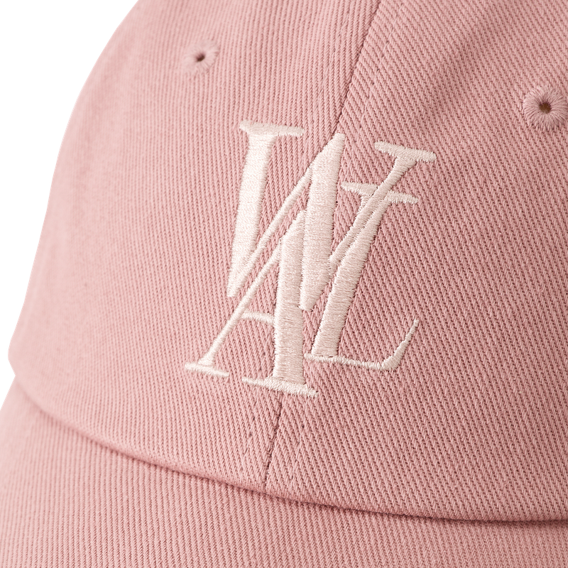 Signature Logo ball cap - DUSTY PINK (PINK LOGO)