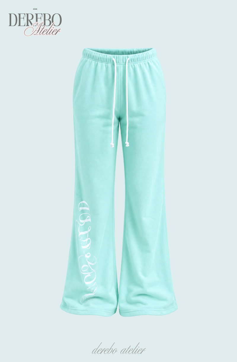 Lounge Lettering Mint Long Pants (TOP)