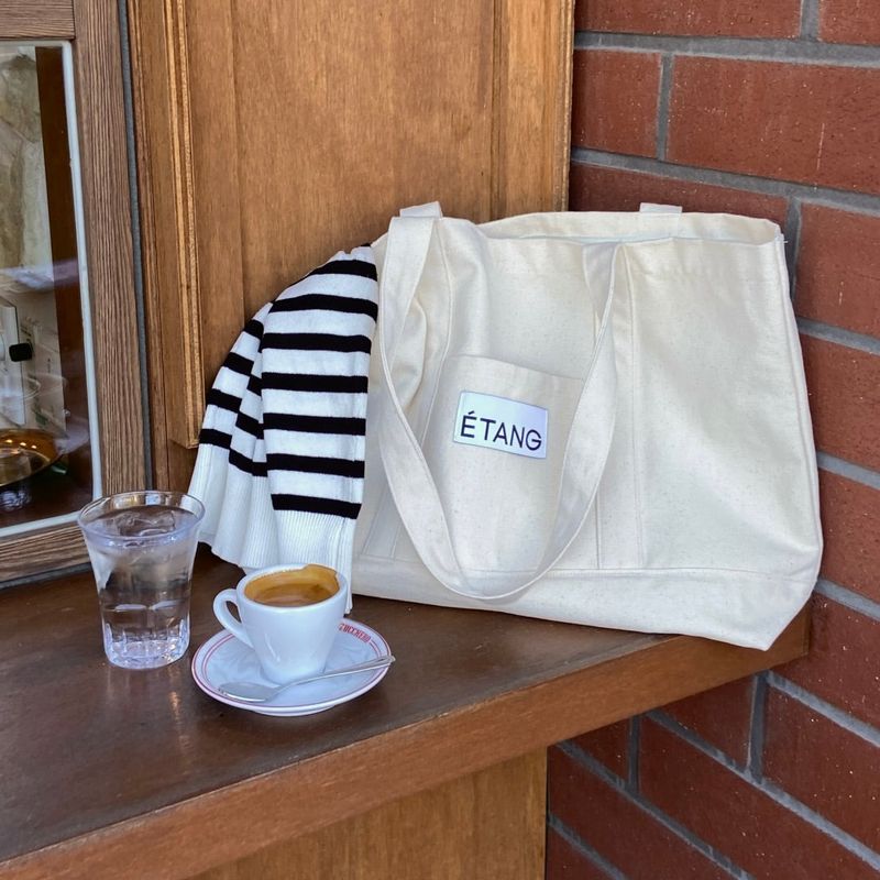 Étang Logo Bag | Beige