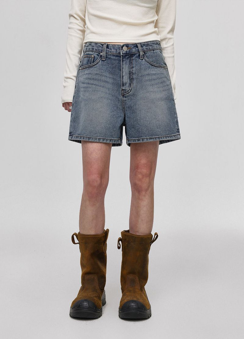 BLACKUP（ブラックアップ）の「[B-DENIM] WASHING SHORTS 012 - BLUE（Pants）」