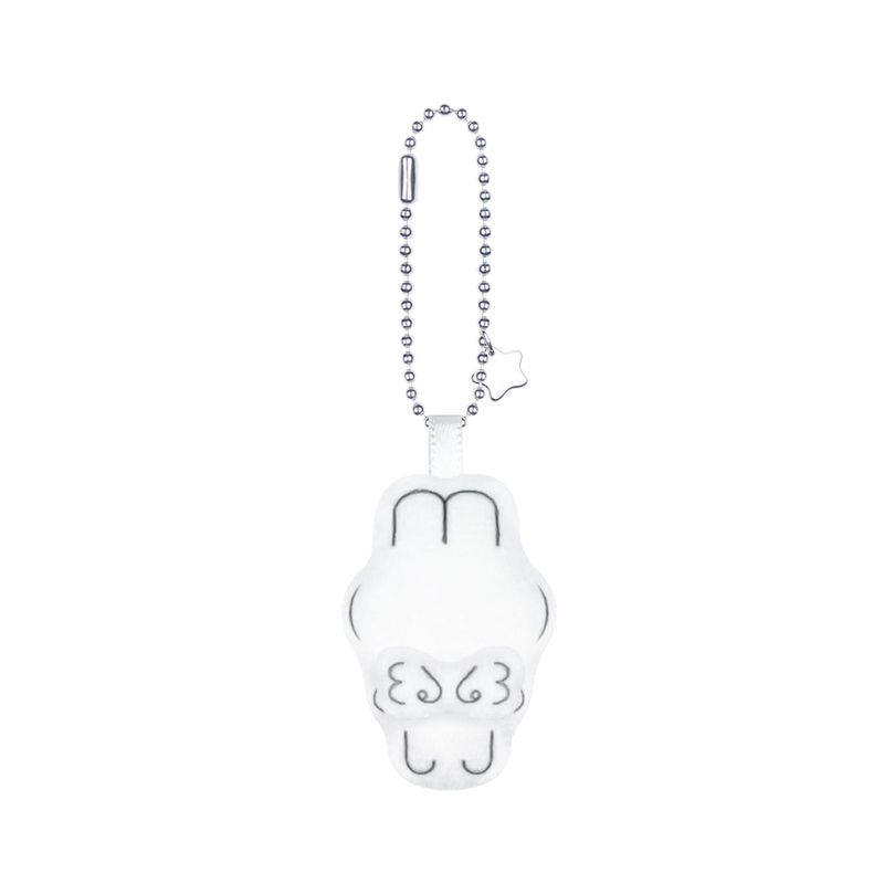 [MADE] bunny emoji keyring (pure)