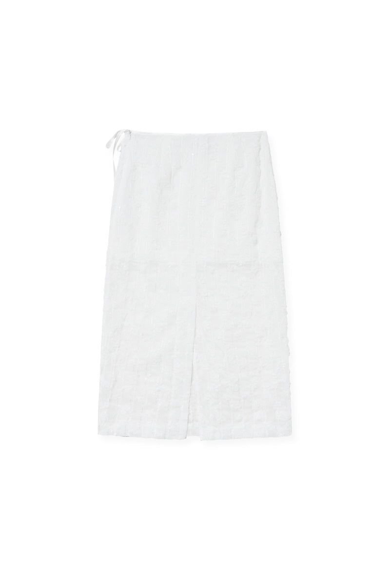 rose skirt (white)