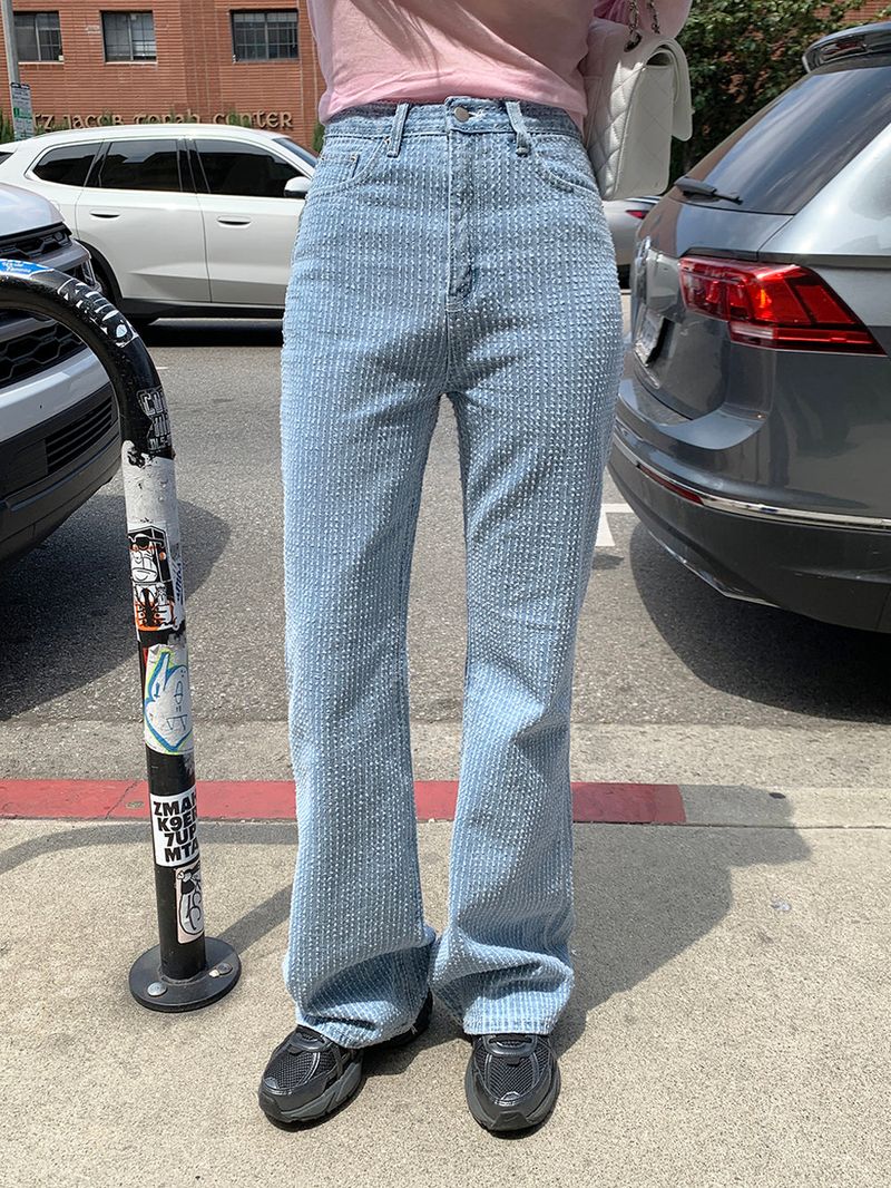 [MADE] PHARRELL PUNCHING LONG BOOTS CUT DENIM