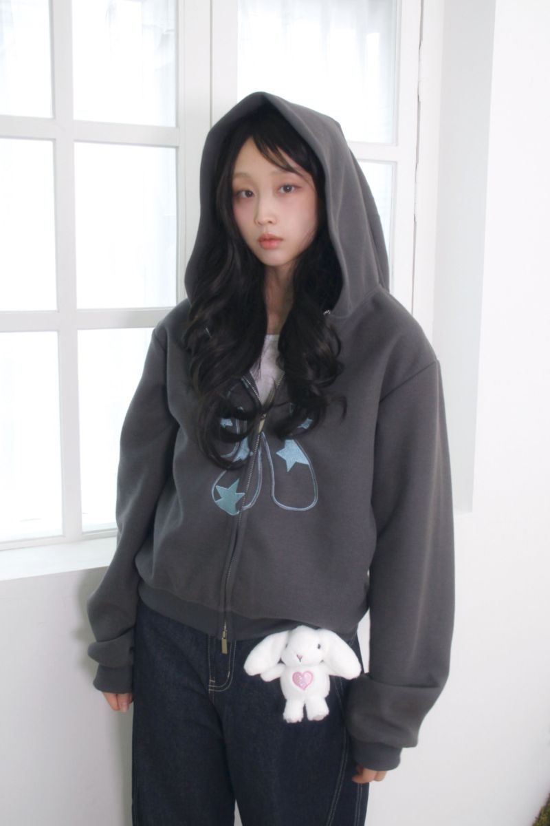 Levit Two-Way Hooded Zip-Up 2color 