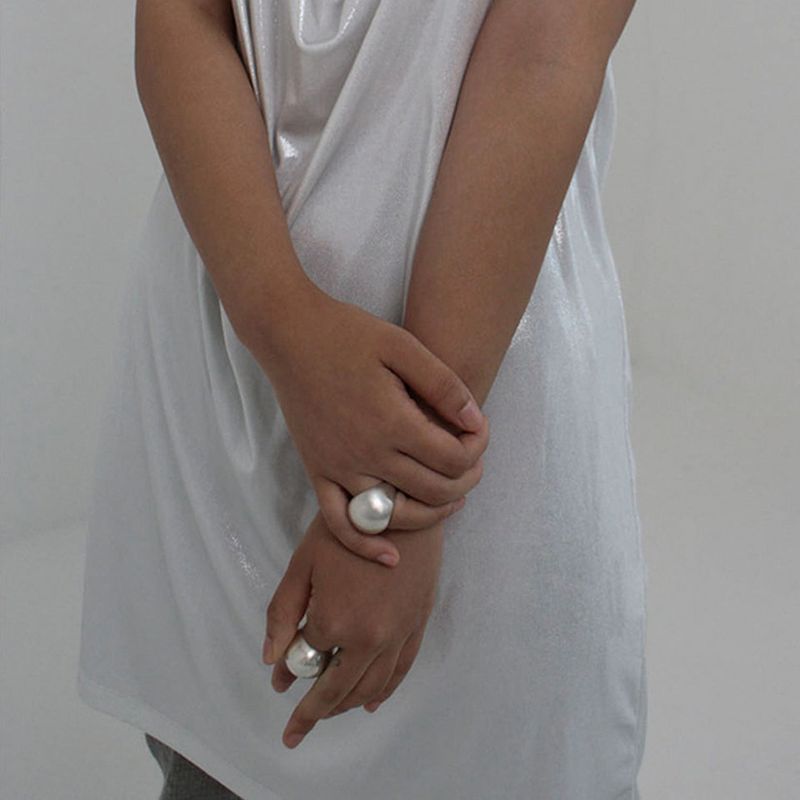 【MADE】 One sided sphere ring matt