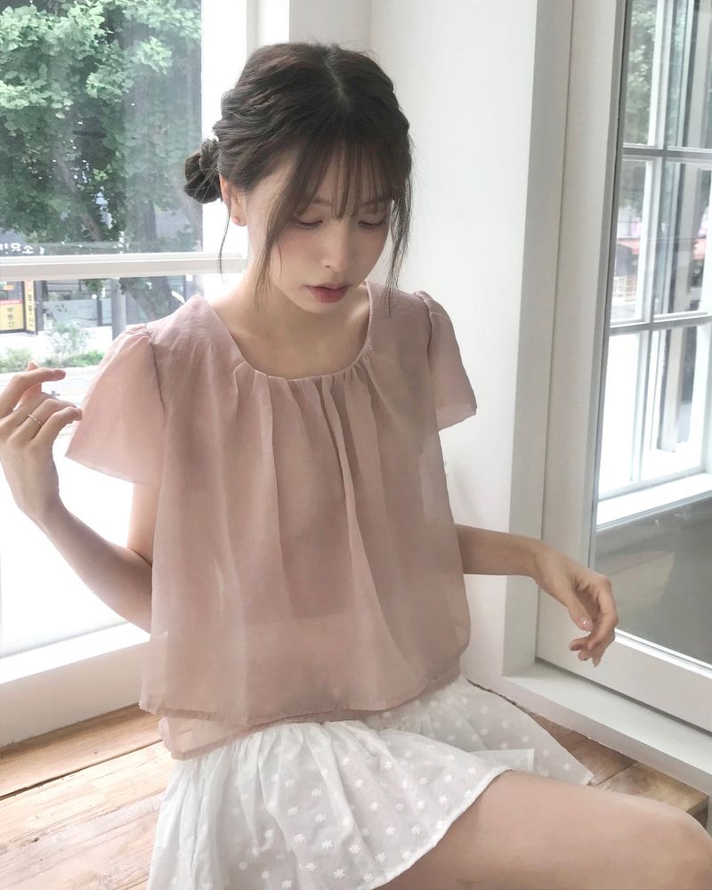 bomir sheer organza double layer bl