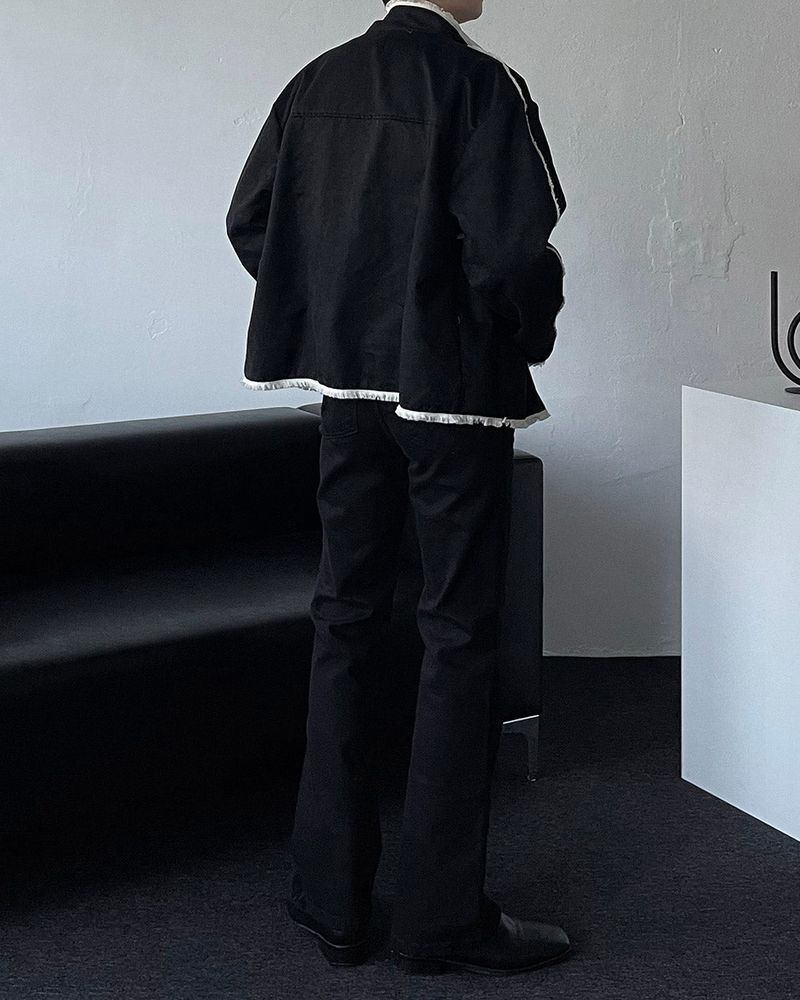 ENOC suede taping jumper (3 colors)