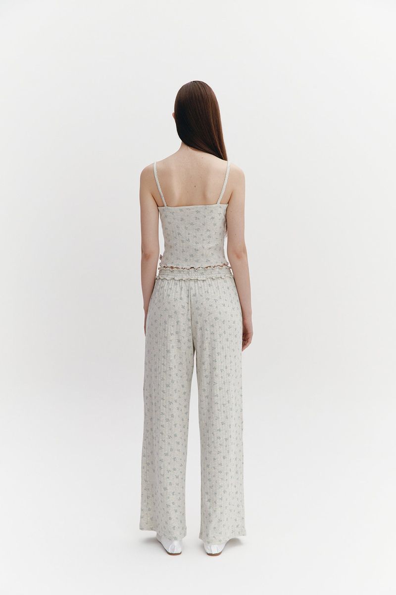 Wave Frill Pants Oatmeal