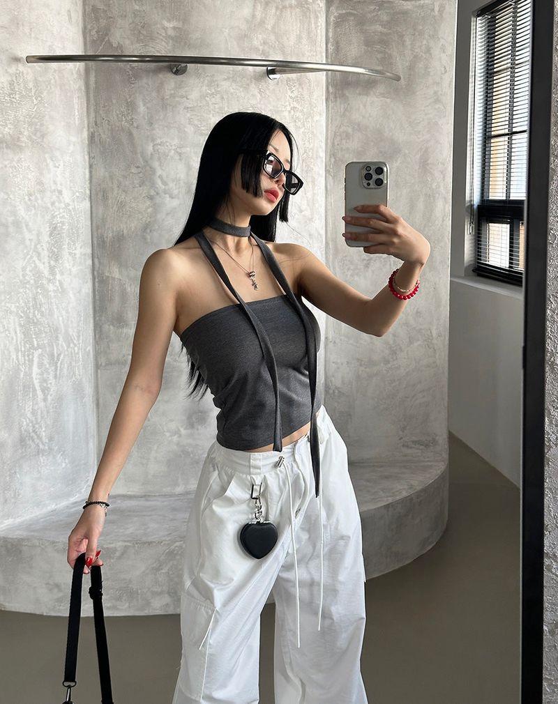 Nikki String Jogger Wide Cargo Pants