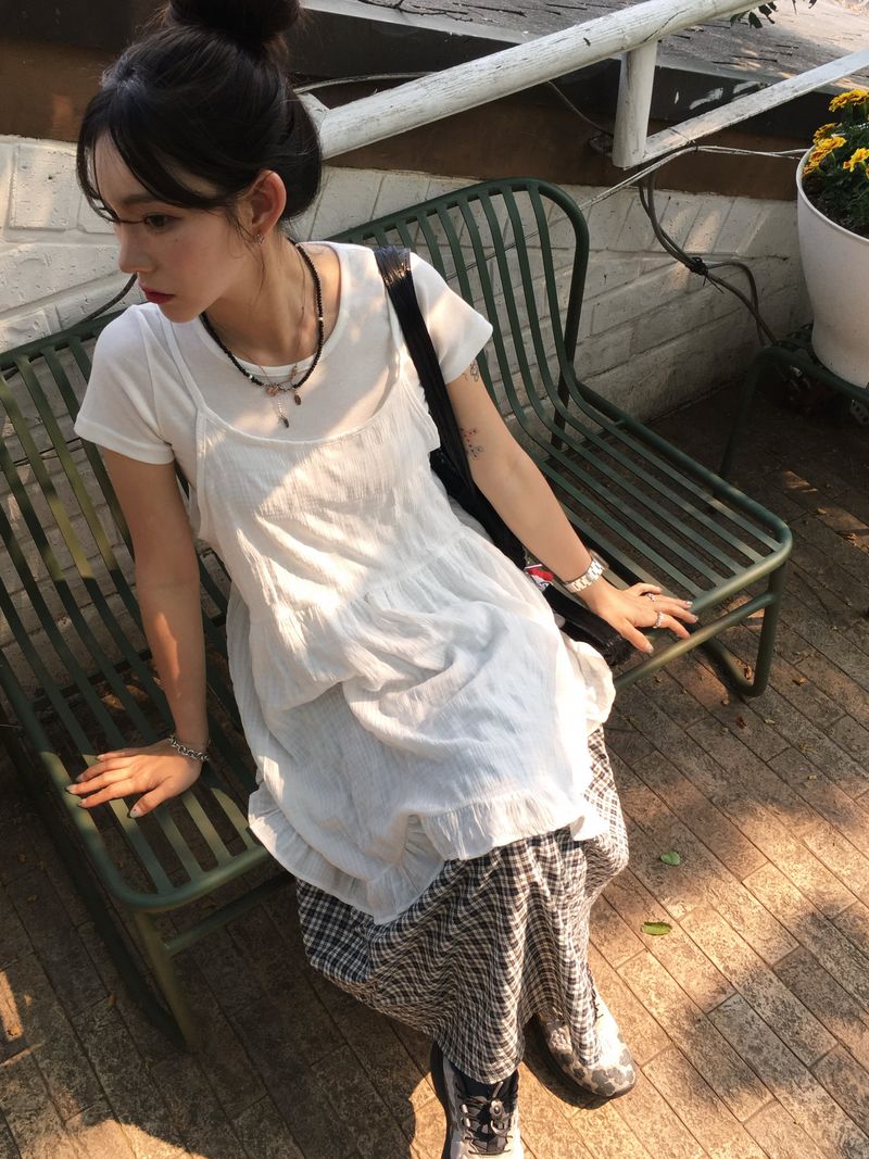 Mellow Back Ribbon Onepiece (2c)  