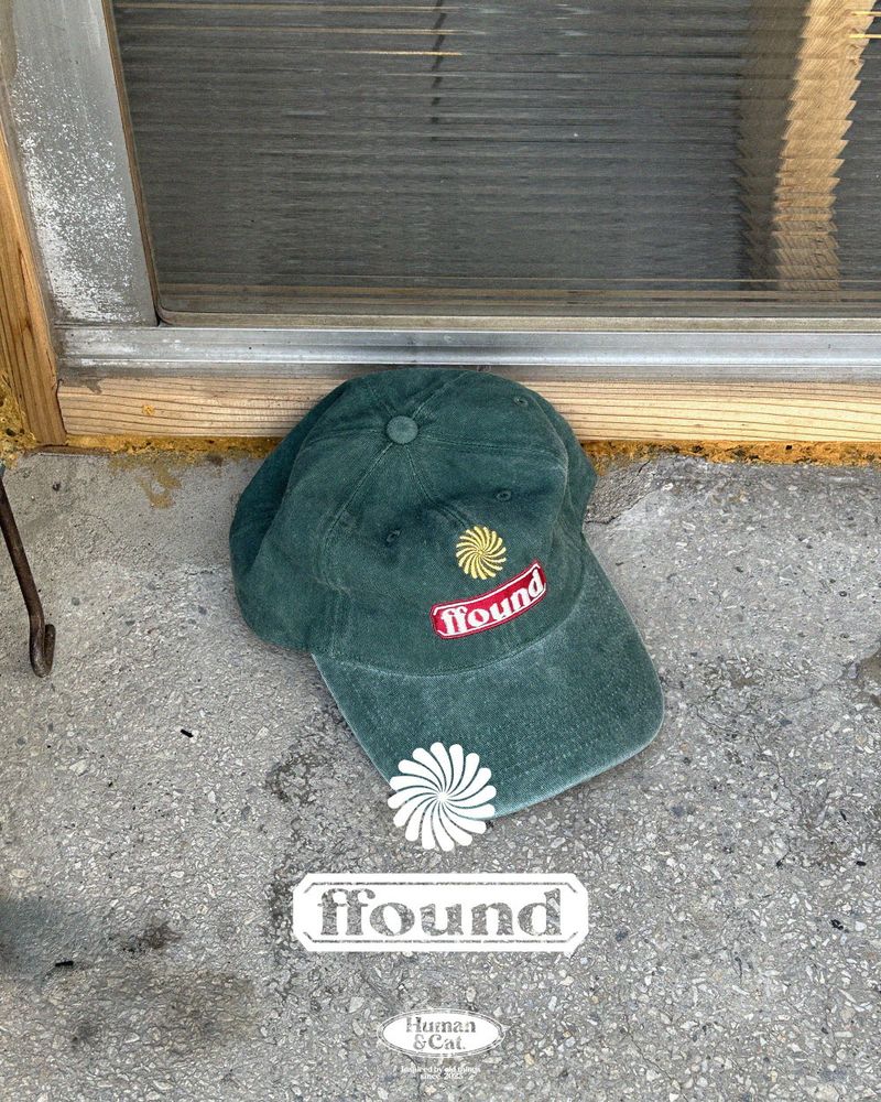 FFOUND3 STONE WASHED BALL CAP / BURGUNDY