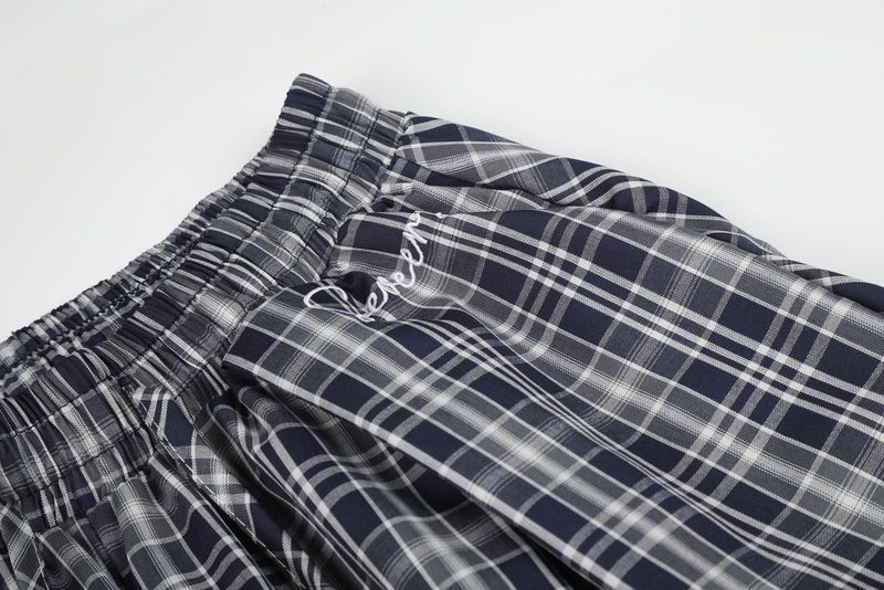 Marnie Layered Check Wide Pants
