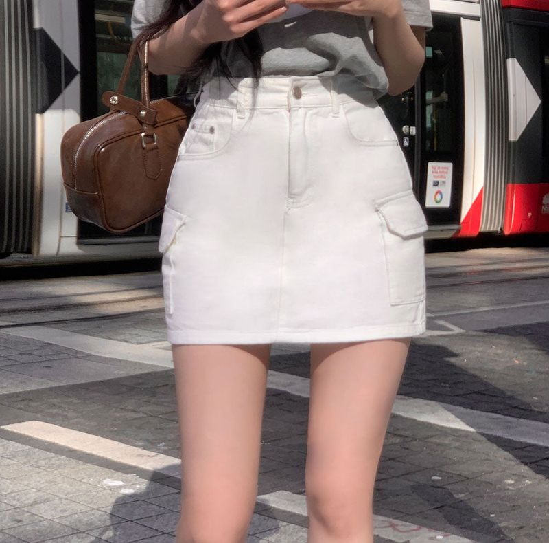 BEIDELLI（ベイデリー）の「[BELLIDE MADE] side pockets, cargo miniskirts（Skirts）」