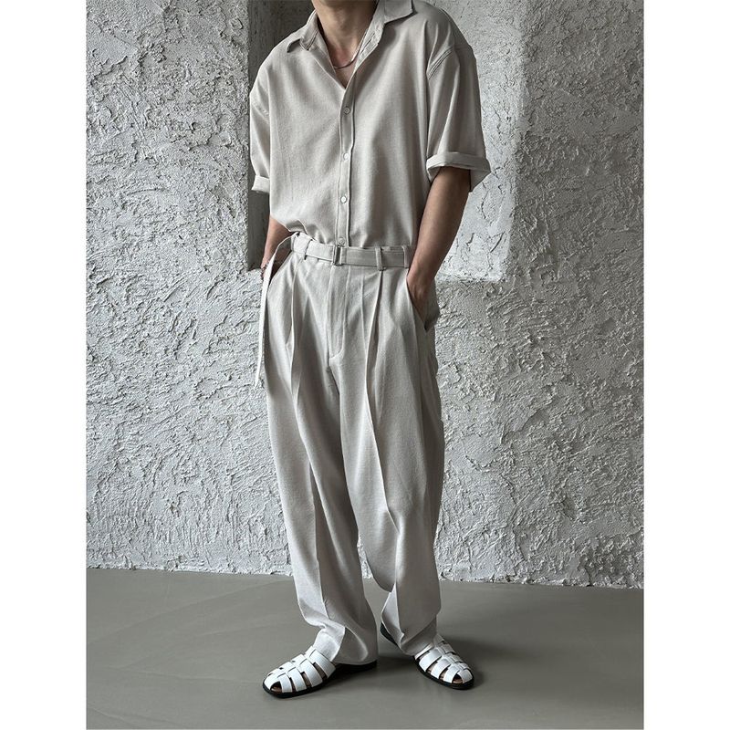 [SET UP가능] Minimal belt slacks(3color)