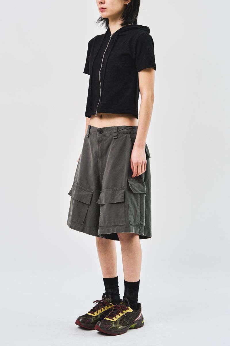 Style Rip Cargo Half Pants (2color)
