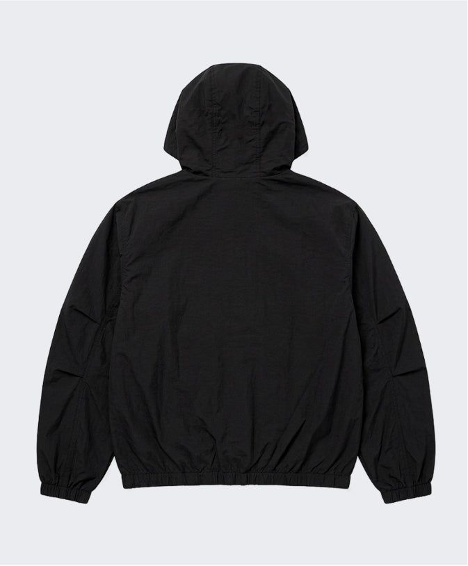 Crop Banding Light Windbreaker Black