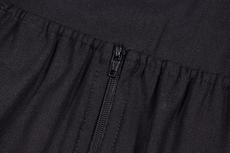 LACE-UP CORSET TOP_Black
