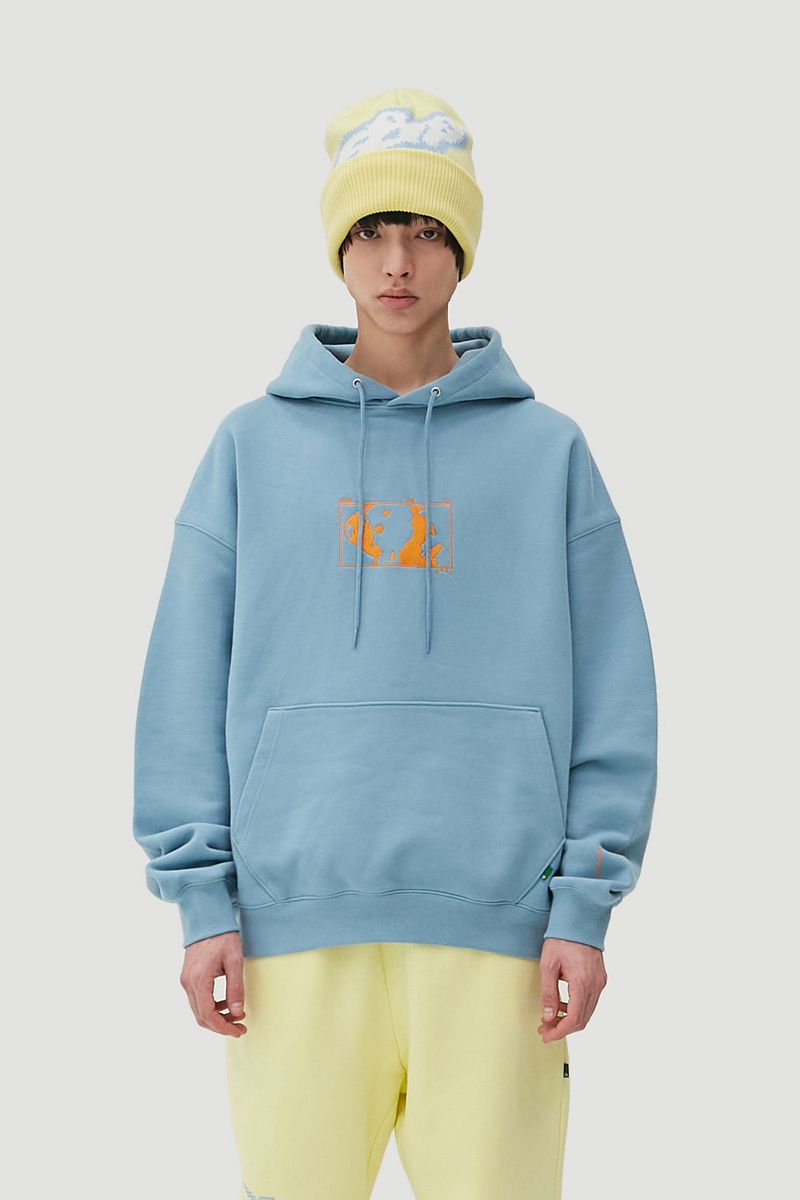 APIECEOFCAKE（ピースオブケイク）の「Square Graphic Hoodie_Blue Bell（Tops）」