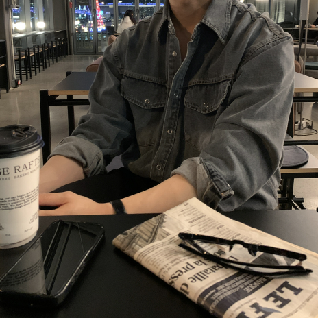 Meyer Western Washed Overfit Denim Shirt