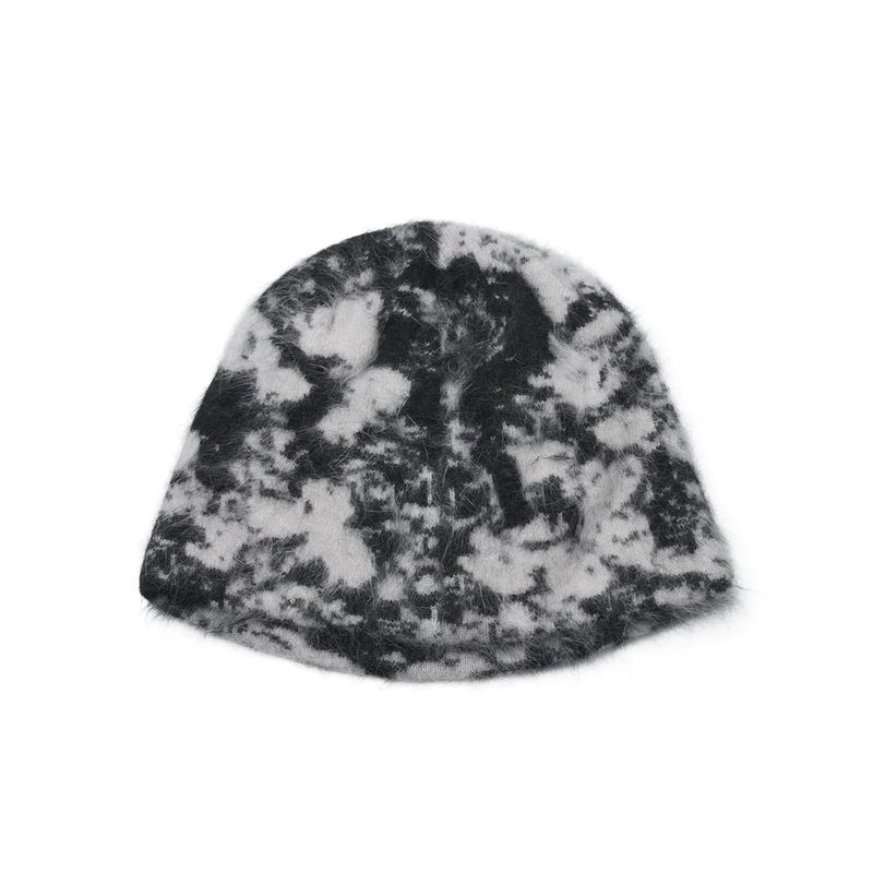 FLOWER ANGORA BEANIE