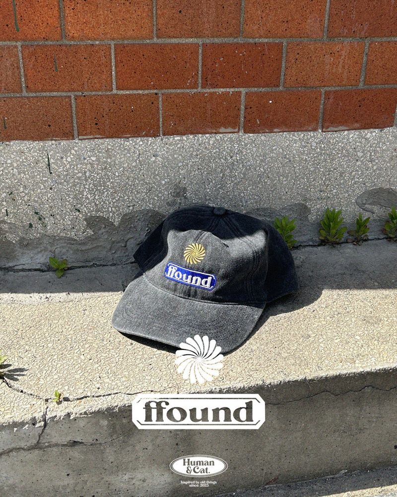 FFOUND3 STONE WASHED BALL CAP / GREEN