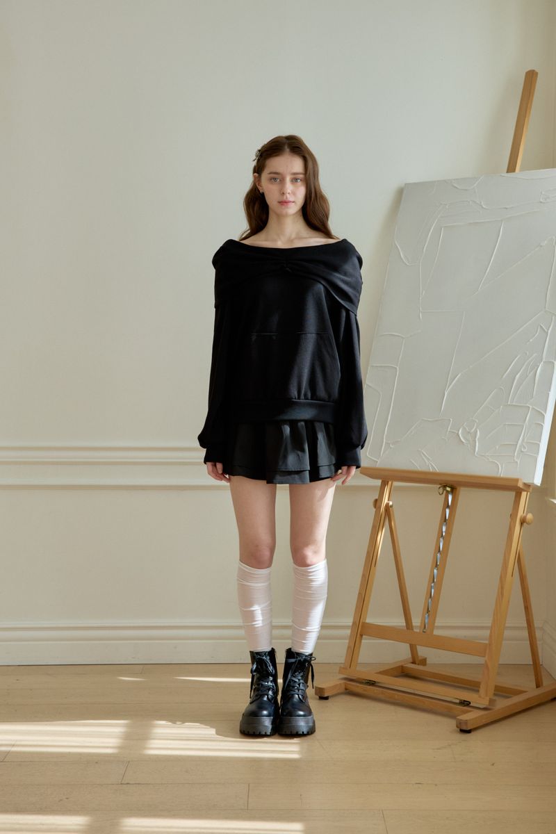 BUD TWO-WAY HOOD SWEATSHIRT