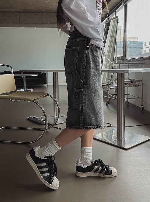 Tide Washing Carpenters Bermuda Pants