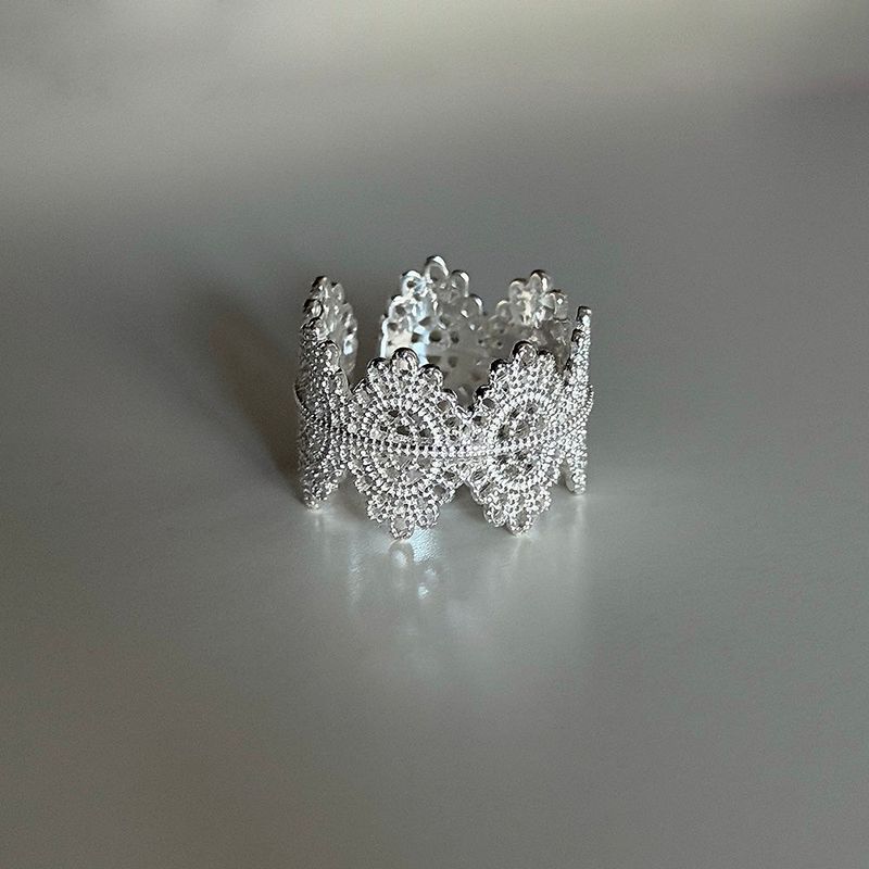 [925silver] Lace band ring