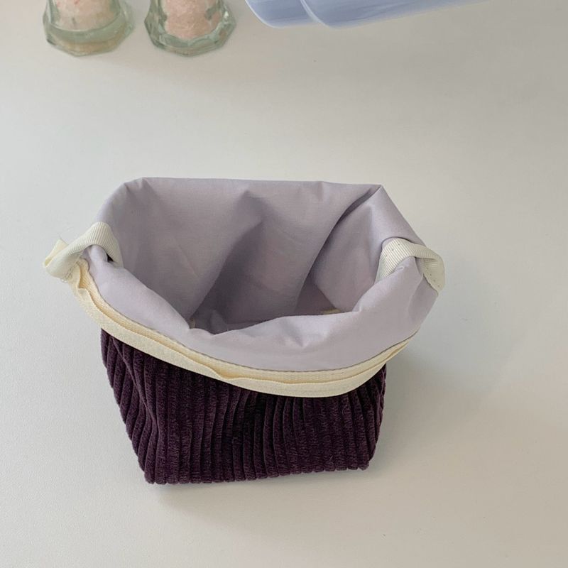 classic pouch_corduroy deeppurple