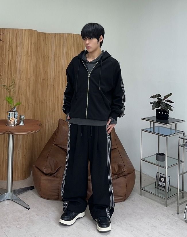 Ropel Stitch Track Hood Zip-Up