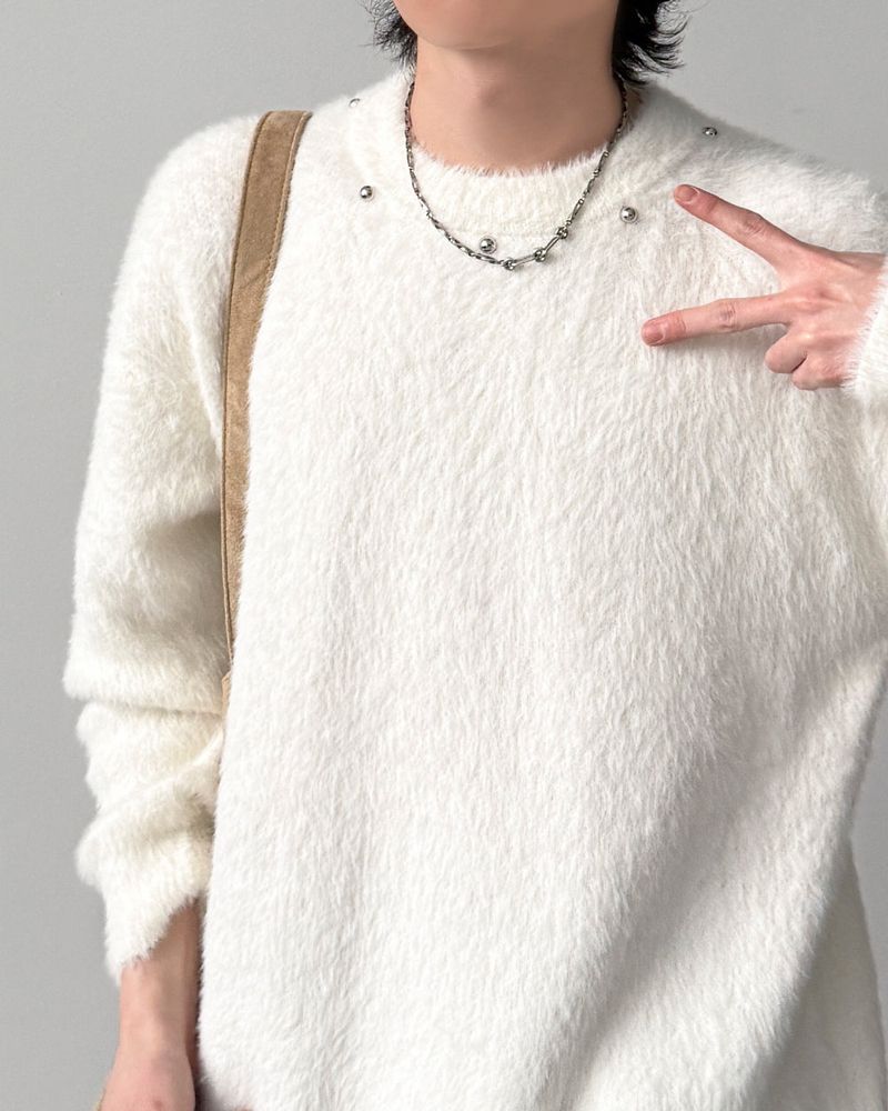 Chloe Pearl Angora Knit