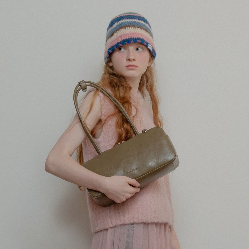 TWIN BAGUETTE BAG (KHAKI)