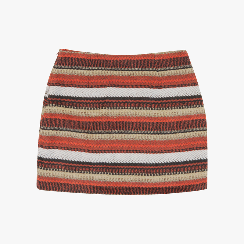 INDI STRIPE MINI SKIRT
