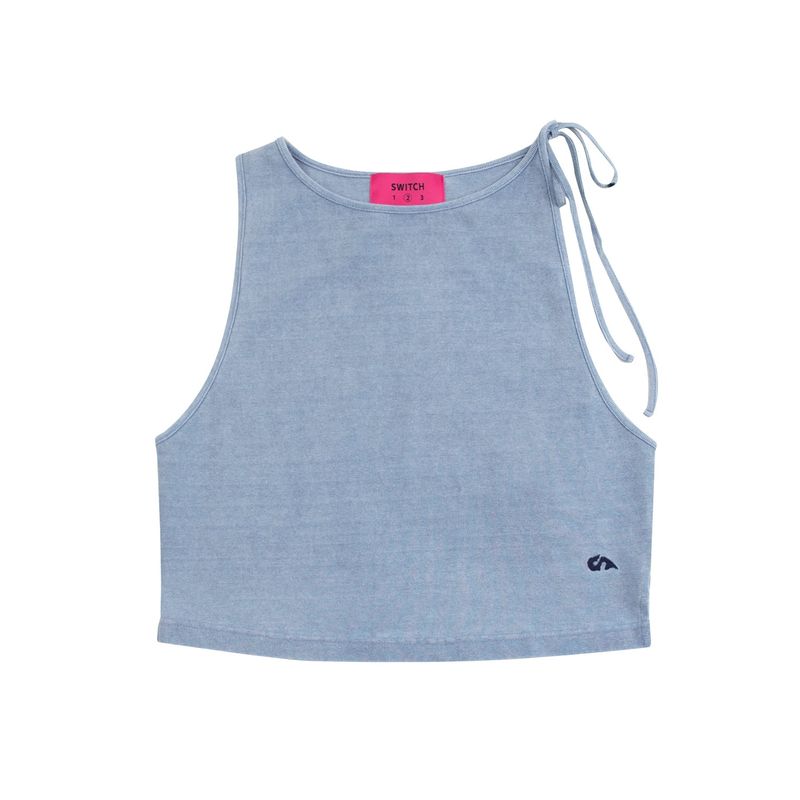 インディゴアンバランスノースリーブ (FOR WOMAN)_SYS4TS52SB