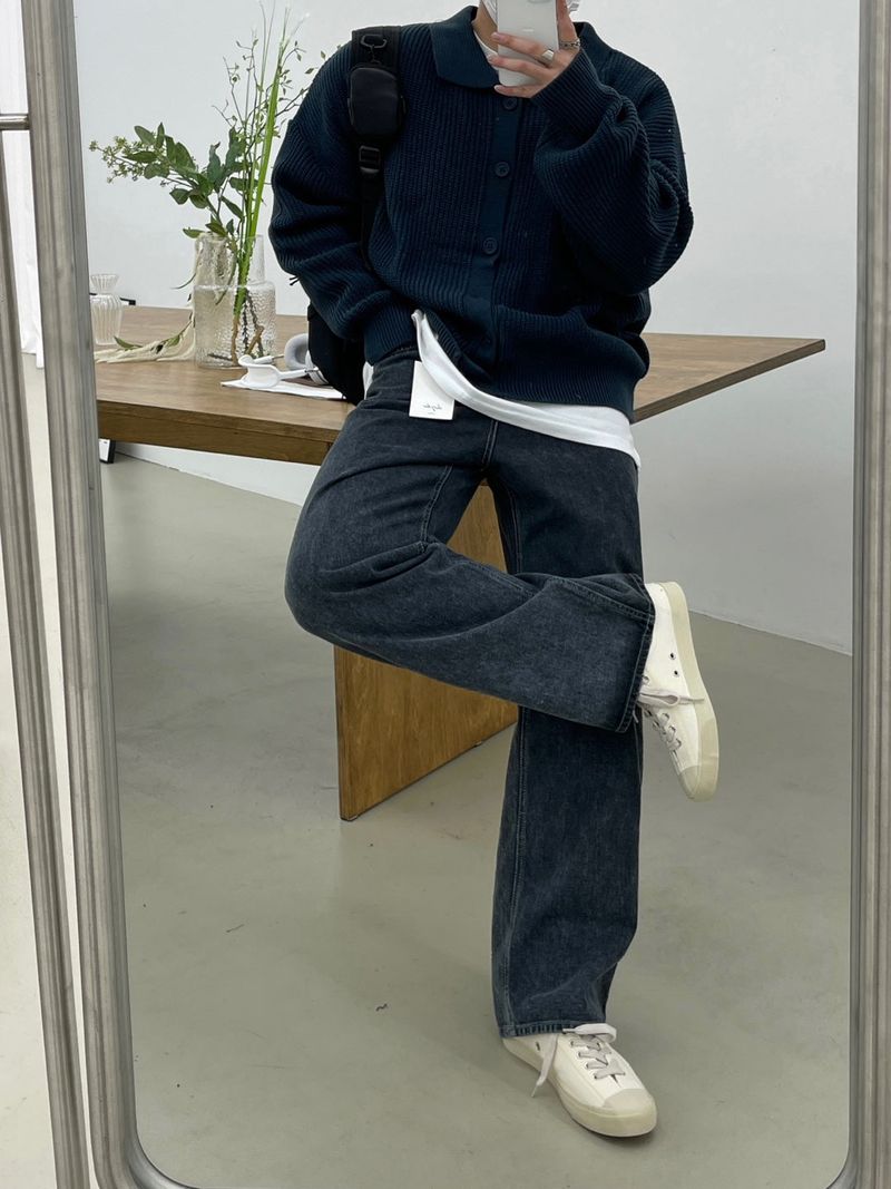 NERB SNOW BLUE SEMI DENIM PANTS(ONE COLOR)