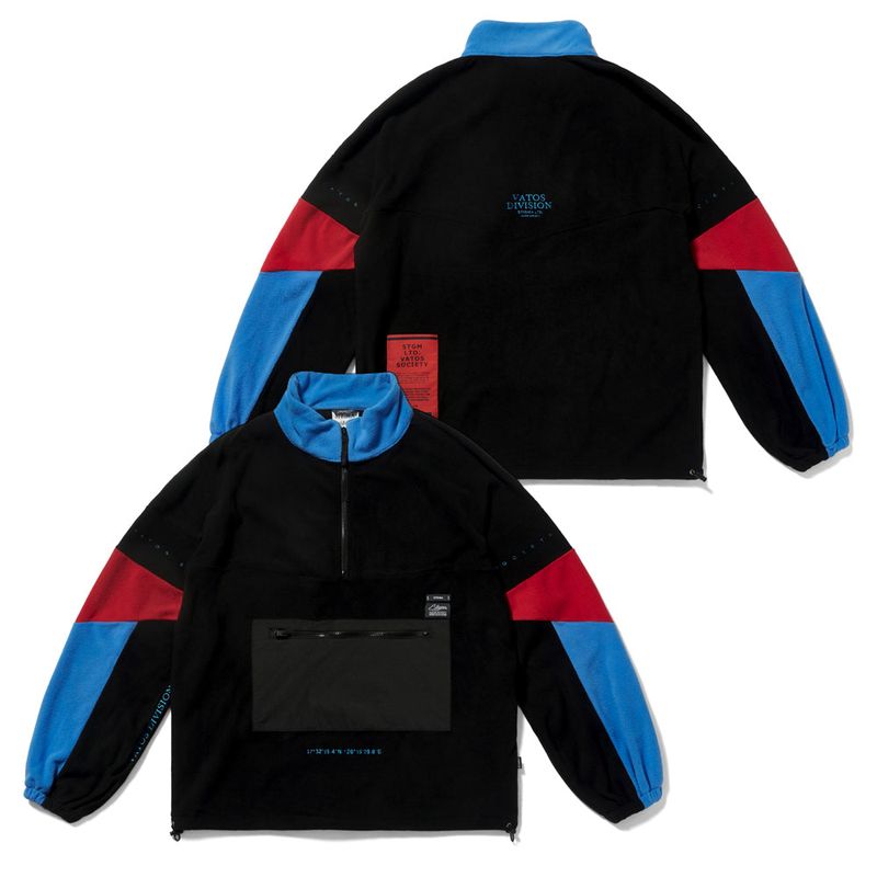 BLEND OVERSIZED FLEECE ANORAK JACKET