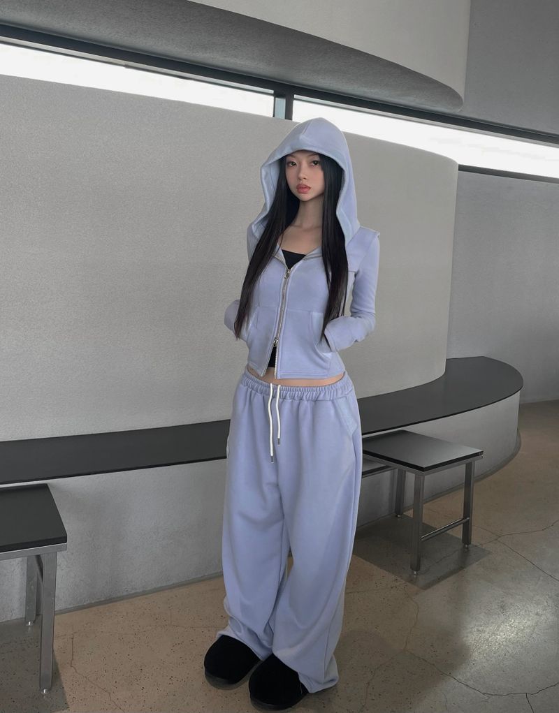 cross warm training hood zip-up (4 color)
