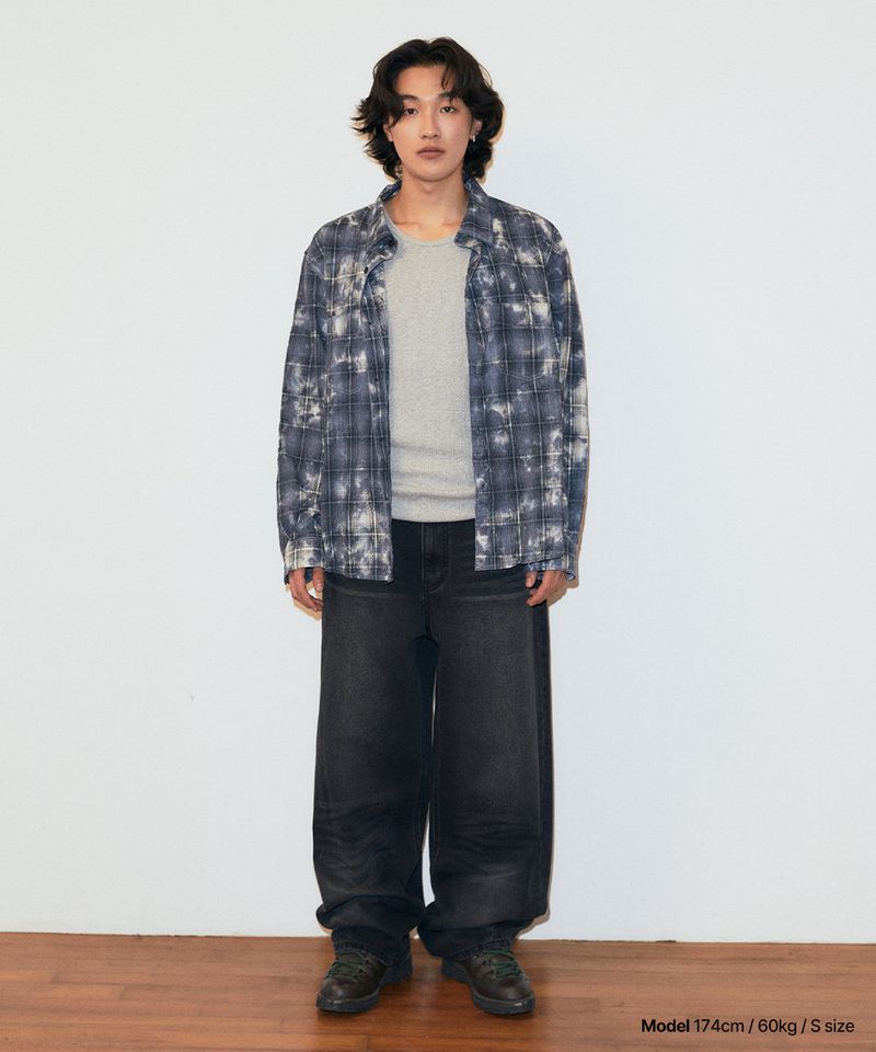 OVERDYED CHECK SHIRT