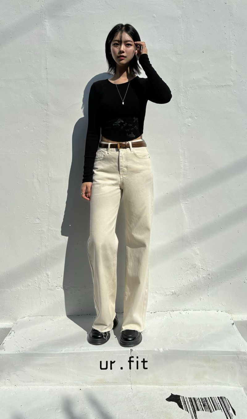 LIN BLANC COLOR DENIM PANTS code 18300