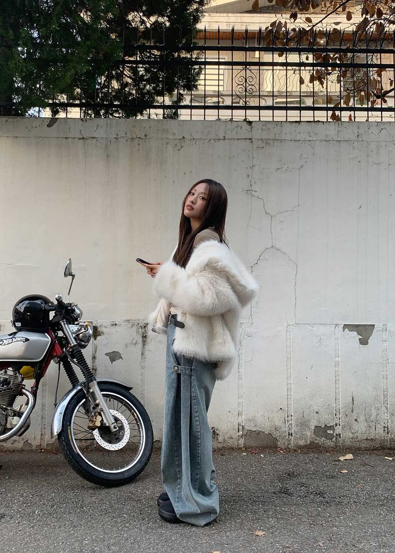 HOLIDAY HOOD FUR JACKET