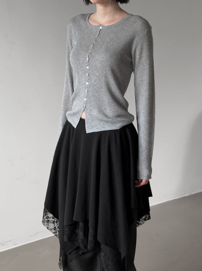 Softy Lace Layered Tiered Skirt