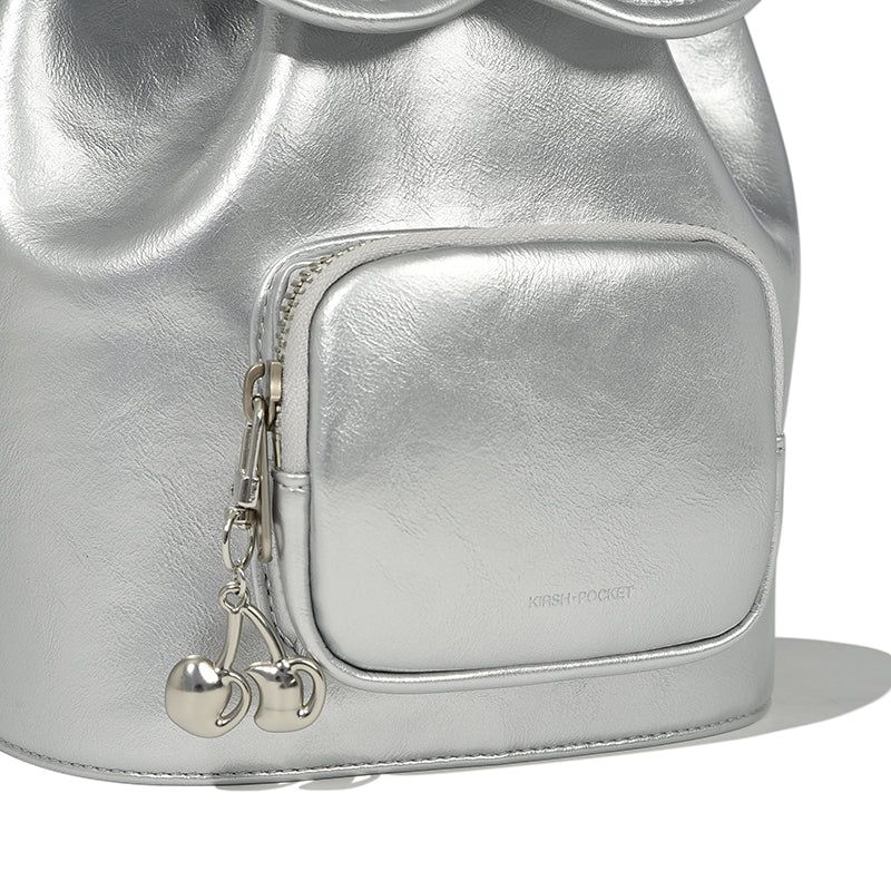 POCKET SIGNATURE BACKPACK [SILVER]