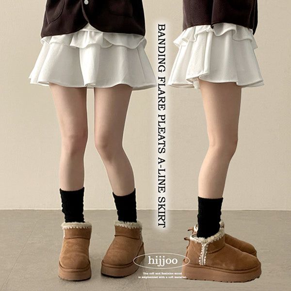 Bipol Golden Flare Cancanminiskirt