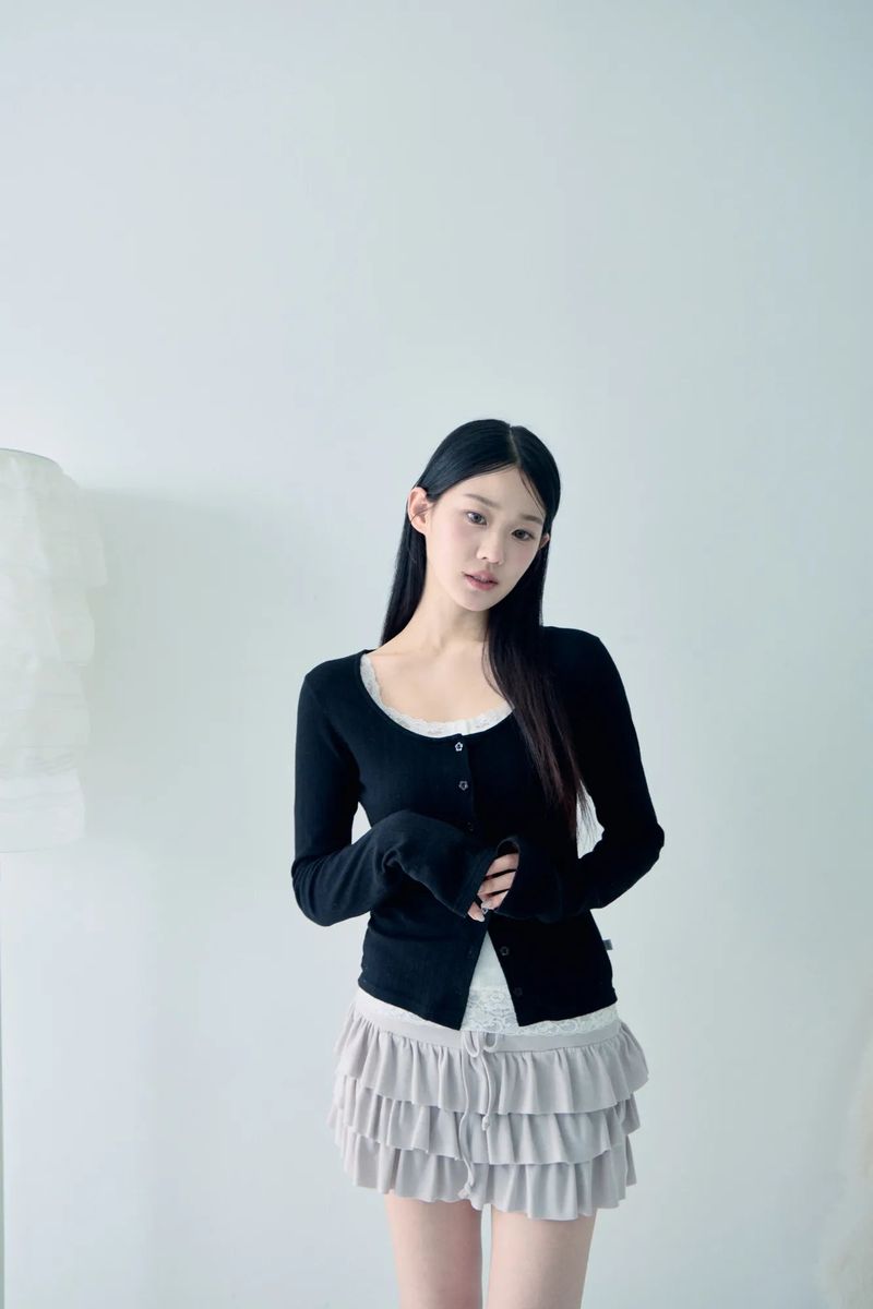 Echo skirt (Milk tea)