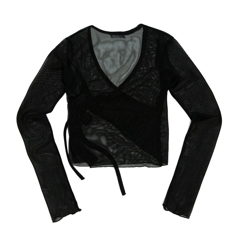 212-mesh wrap t-shirts