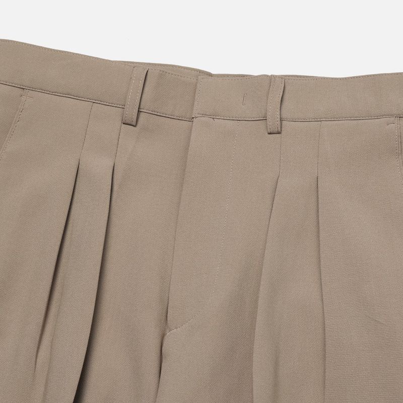 LMN Def Pintuck Wide Two-Tuck Slacks (6 colors)