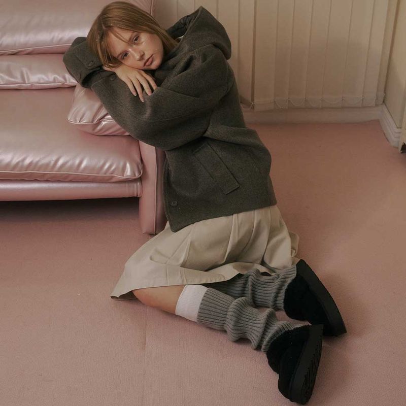 Flatform Fur Slippers - 2Color