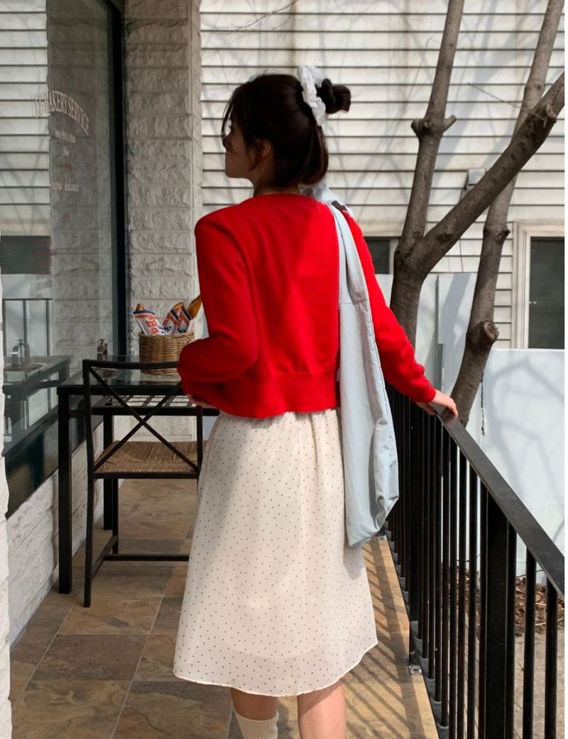Usally V-neck cardigan