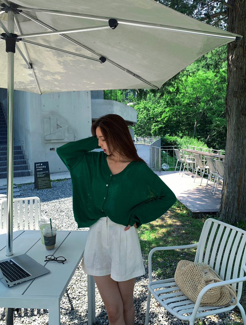 Devon Summer Knit Cardigan / 5 colors